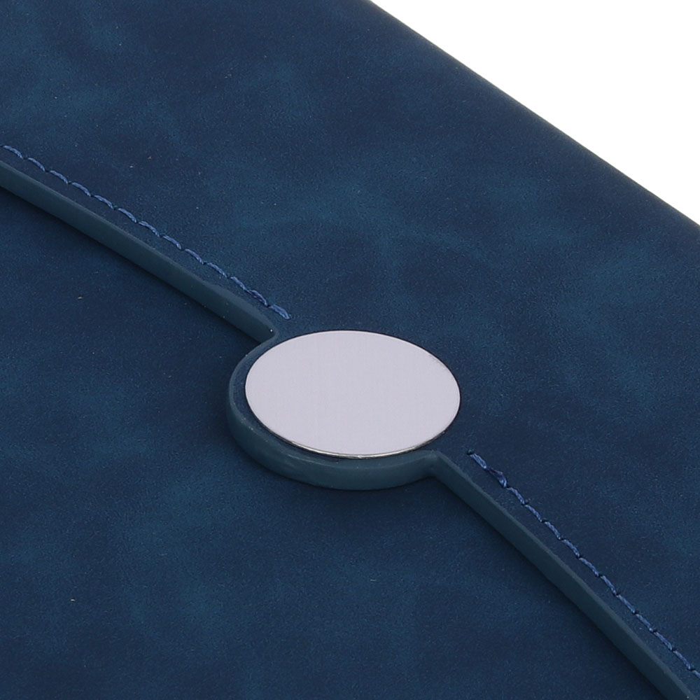 Ежедневник недатированный "ПРОВАНС" А5, 320 страниц, твердая обложка искусственная кожа, клапан, магнитная застежка, синий, арт.№ 572-249