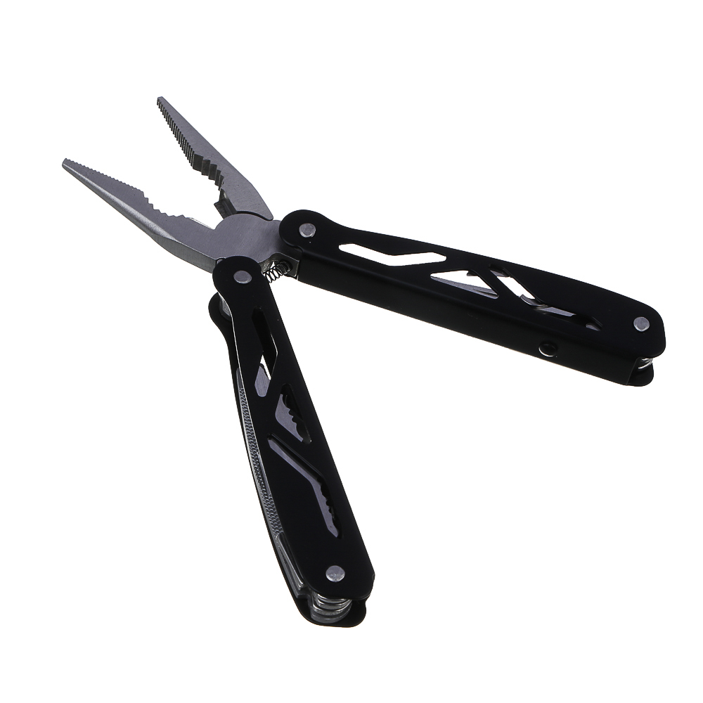 Мультитул многофункциональный тм ЕРМАК, 12 функций, нержавеющая сталь, 9,9 см, арт.№ 070-049