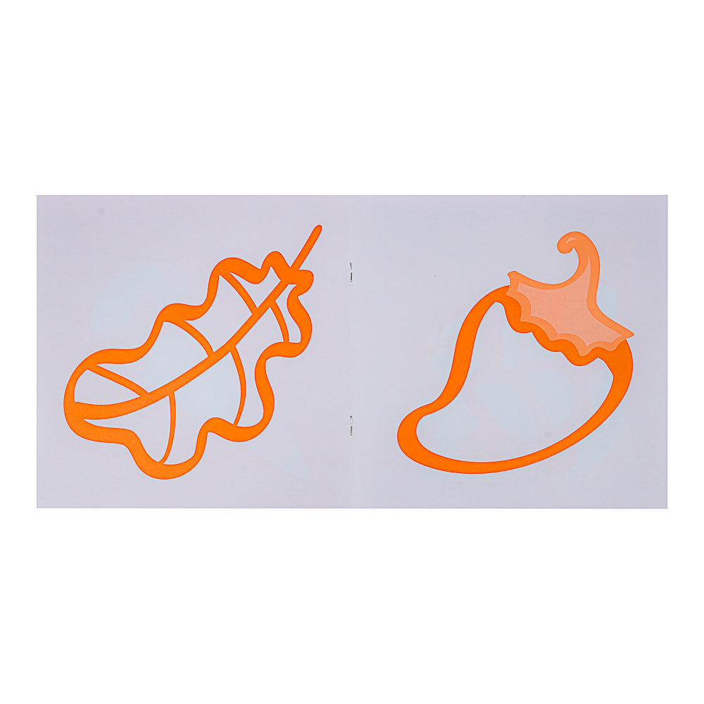 СФЕРА Раскраска для малышей "Одной краской", 21х21см, 8 стр, 5 дизайнов, арт.№ 290-382