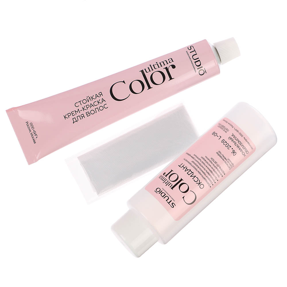 Краска для волос STUDIO Ultima Color 7.45 Яркий медный,100мл, арт.№ 972-059