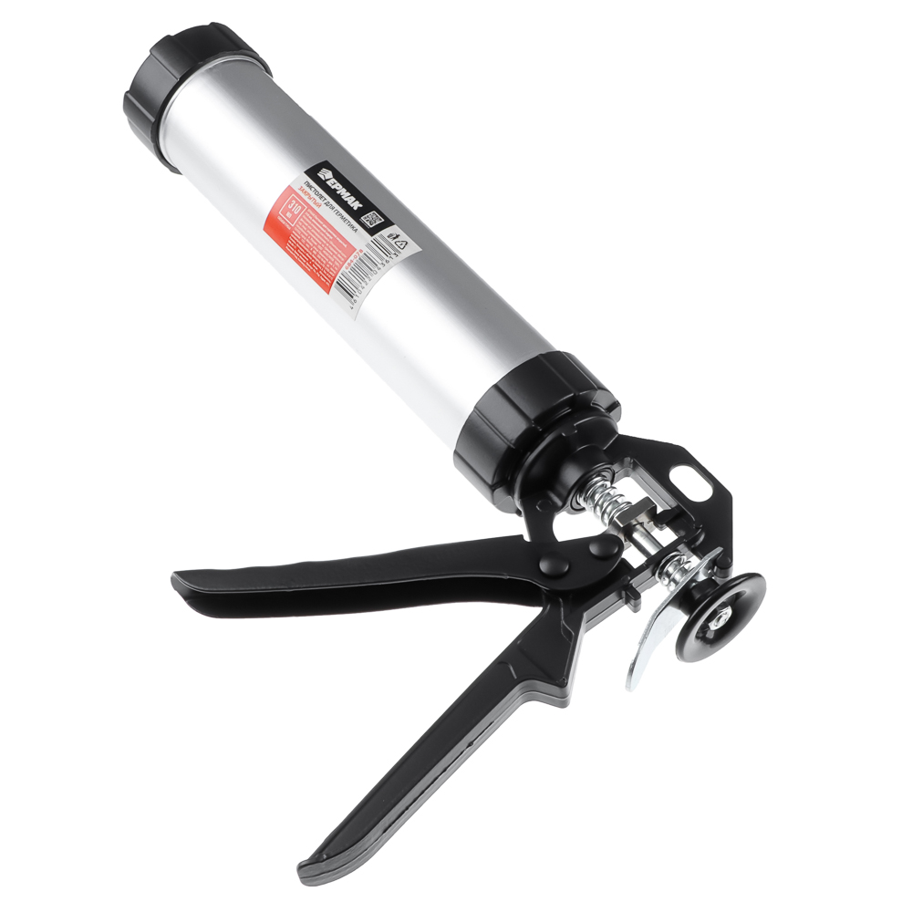 ЕРМАК Пистолет для герметика закрытый, 310мл, алюминиевый корпус, арт.№ 684-078