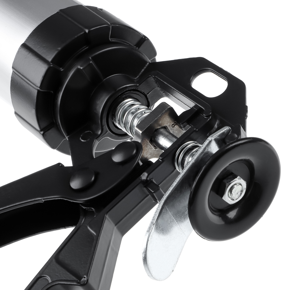 ЕРМАК Пистолет для герметика закрытый, 310мл, алюминиевый корпус, арт.№ 684-078