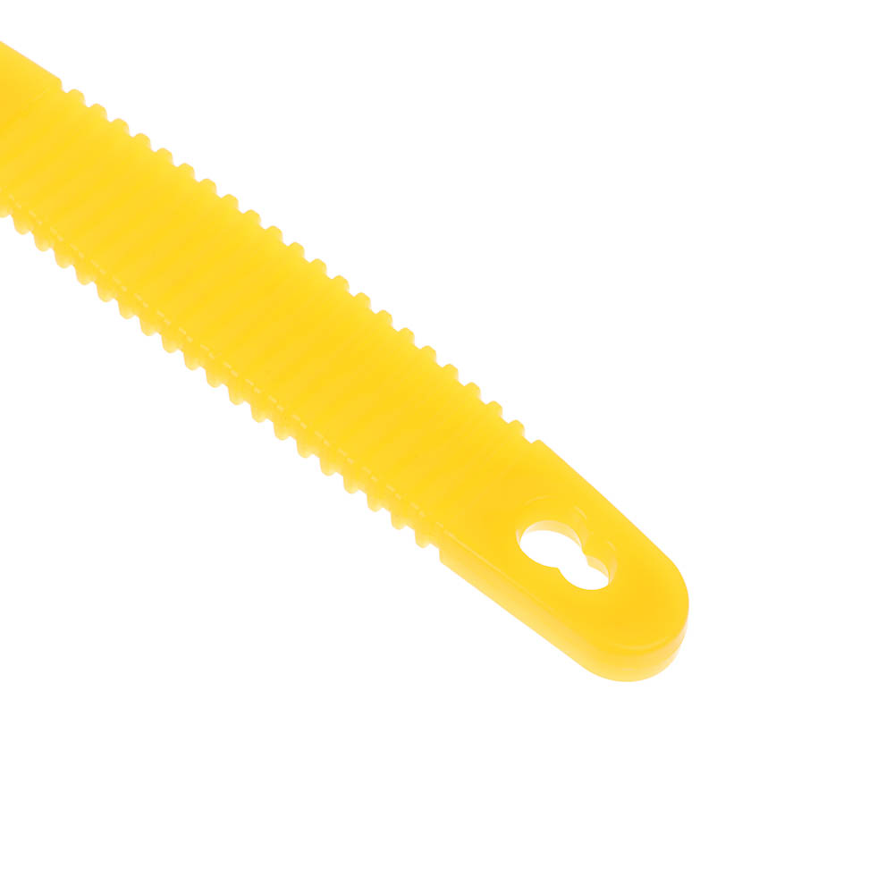 ЮL Щетка для тела с искусств. щетиной на пластиковой ручке, 34см, 3 цвета, арт.№ 361-029