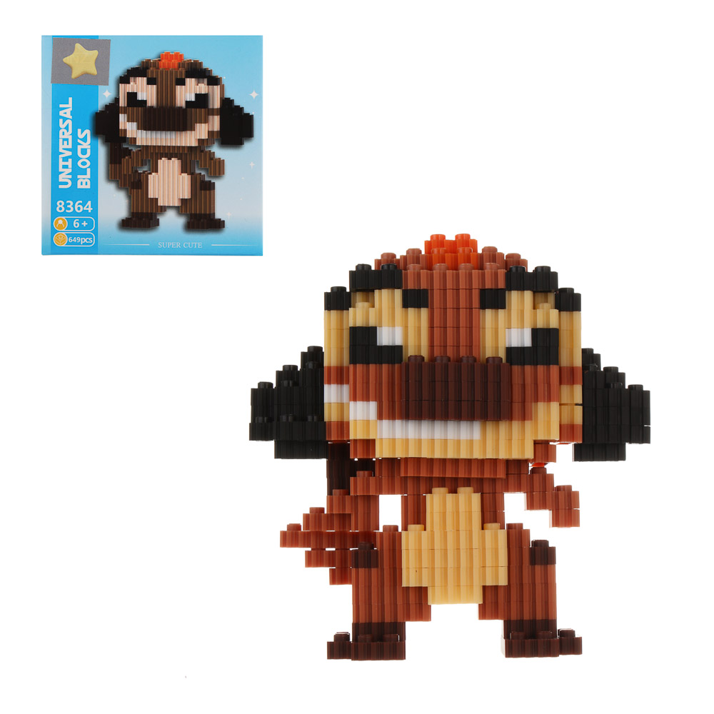 Конструктор мини 3D "Популярка", ABS, 2912-02, арт.№ C36-002