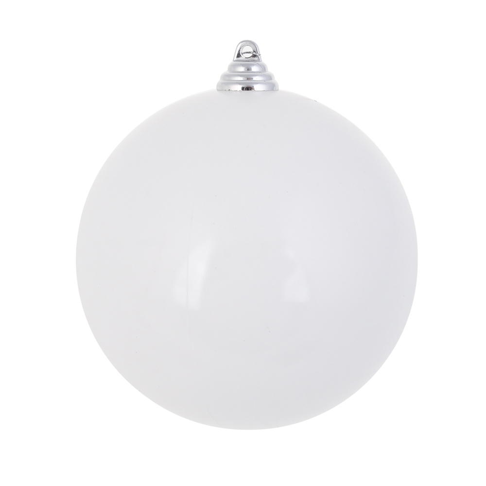СНОУ БУМ Шар 14см пластик, белый, 26-251, арт.№ 372-738