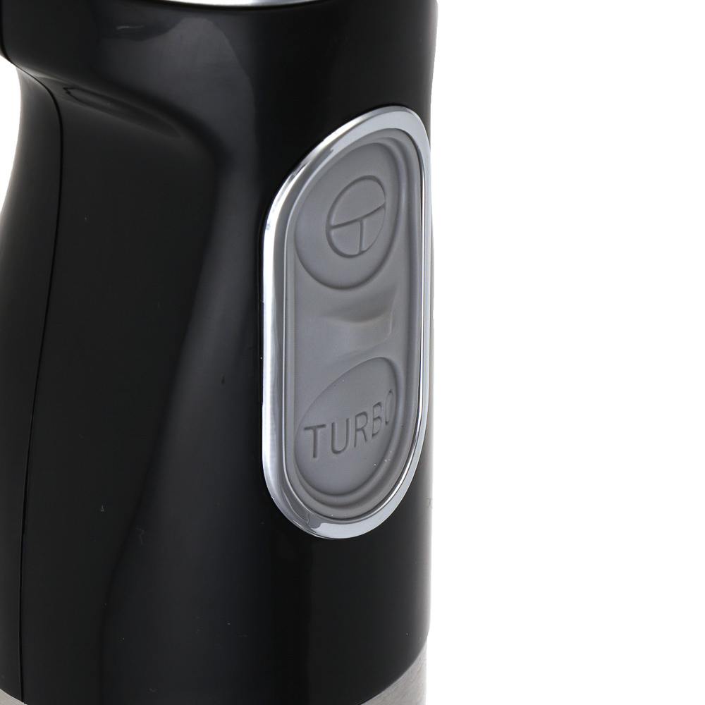 LEBEN Блендер погружной, 1500Вт, 2 скорости, чоппер, венчик и мерный стакан в компл., чёрный, арт.№ 269-050