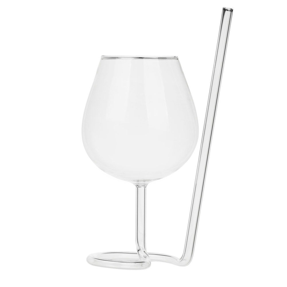 MILLIMI Бокал с ножкой-трубочкой, 400 мл, стекло, арт.№ 878-611