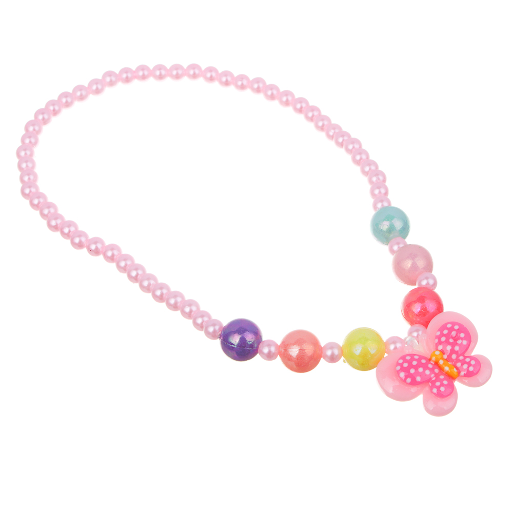 BY Русские супергерои Набор детской бижутерии в рюкзаке 19х14х5см: бусы, браслет, расческа, 3 диз., арт.№ 316-376