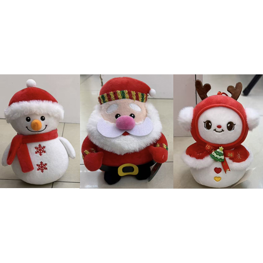 Игрушка мягкая "Праздничная фигурка" 17 см, полиэстер, тм ИГРОЛЕНД, 3+, арт.№ 264-626