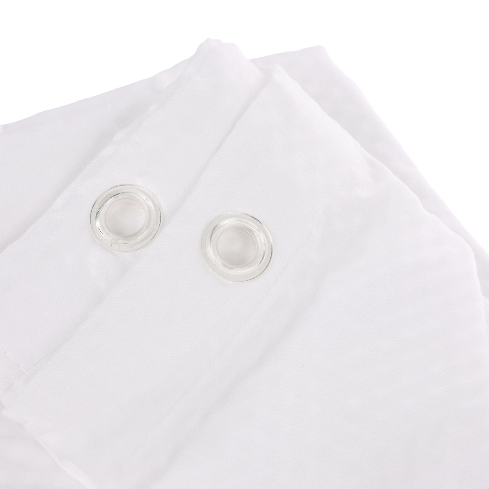 Штора для ванной 180x180см ZEBRA белый, ПЕВА, SWC-50-22, арт.№ 461-640