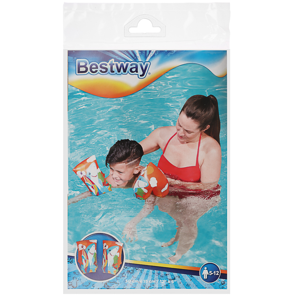 BESTWAY Нарукавники ASTRO TIGER, ПВХ, 30х15см, 32102, арт.№ 107-236