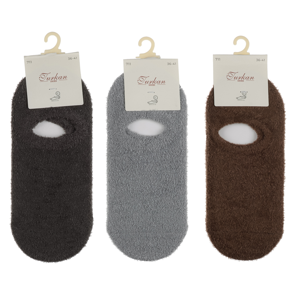 Носки женские укороченные тм TURKAN, р.36-41, цвета в ассортименте, #AZ711, арт.№ 019-500