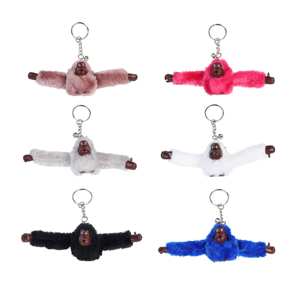 ИГРОЛЕНД Игрушка мягкая "Обезьяша" с подвесом, 5х16см, полиэ, арт.№ 264-497