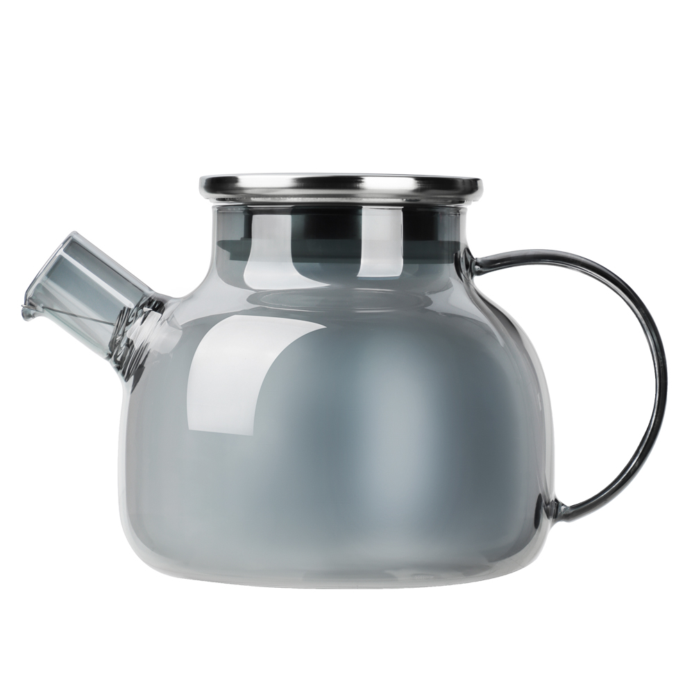 SATOSHI Графит Чайник заварочный 1000мл, стекло, нерж.сталь — купить в МПР SATOSHI Графит Чайник заварочный 1000мл, стекло, нерж.сталь, арт.№ 850-265