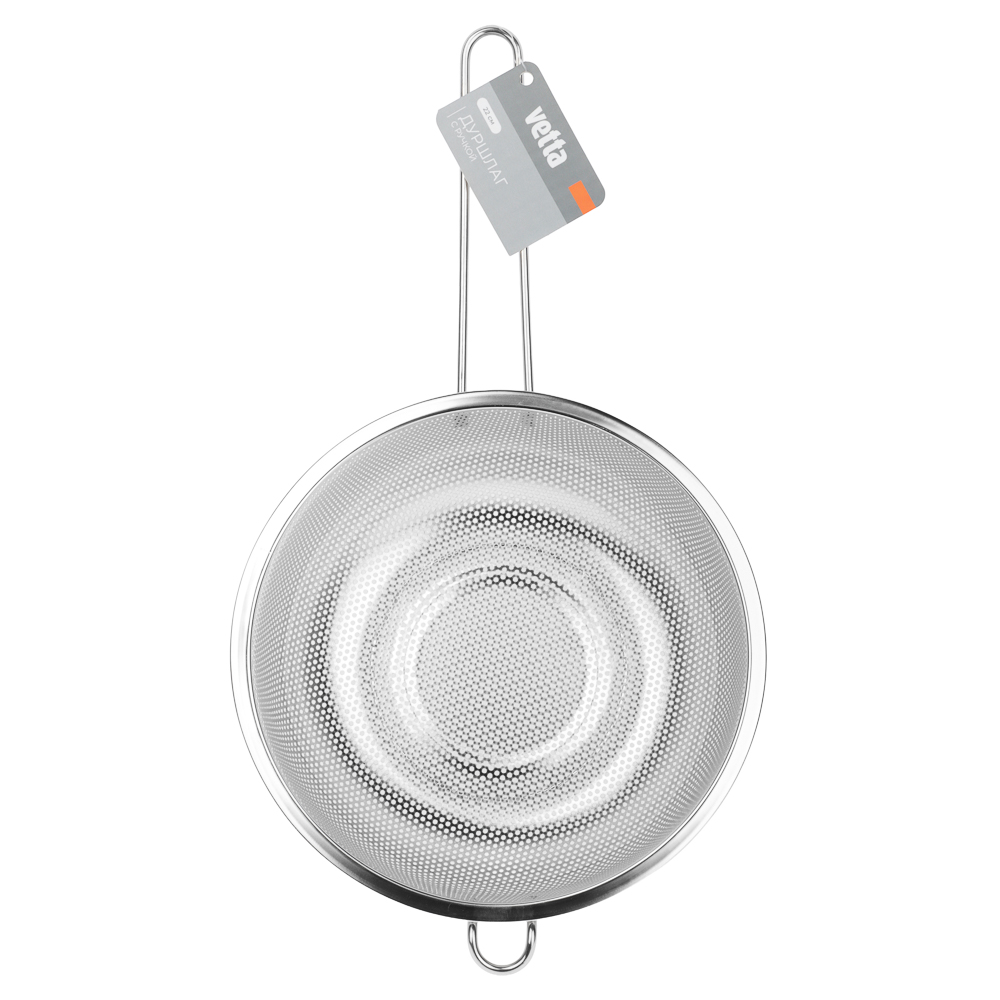 VETTA Дуршлаг с ручкой 22см, нерж.сталь, арт.№ 886-036