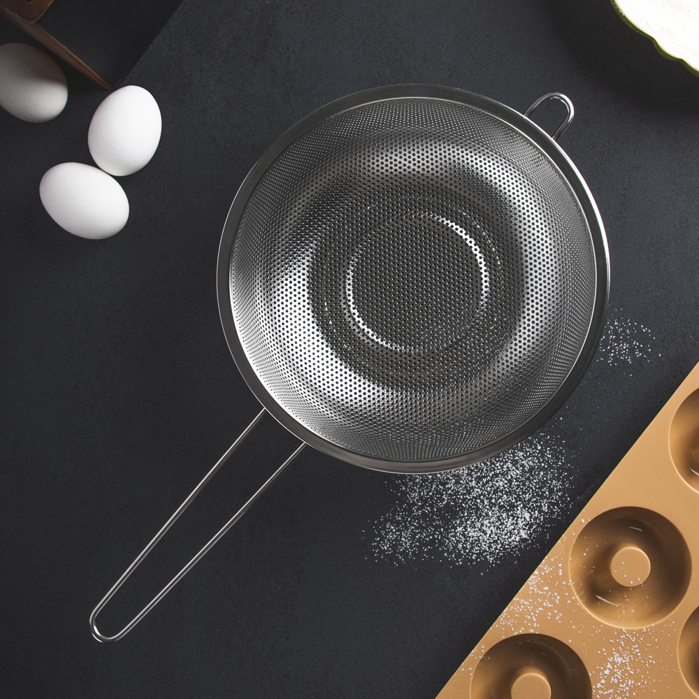 VETTA Дуршлаг с ручкой 22см, нерж.сталь, арт.№ 886-036