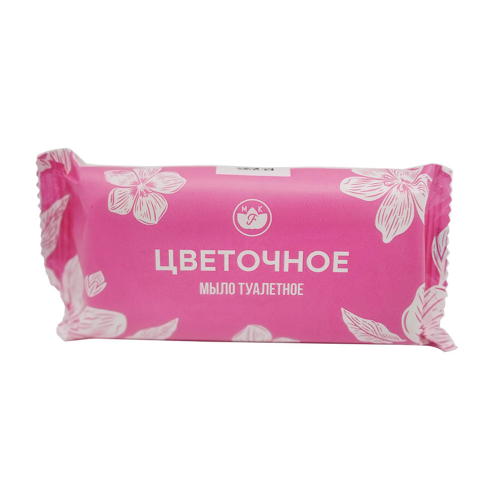 Мыло твердое Цветочное, флоу-пак, 100 г, арт.№ 952-131