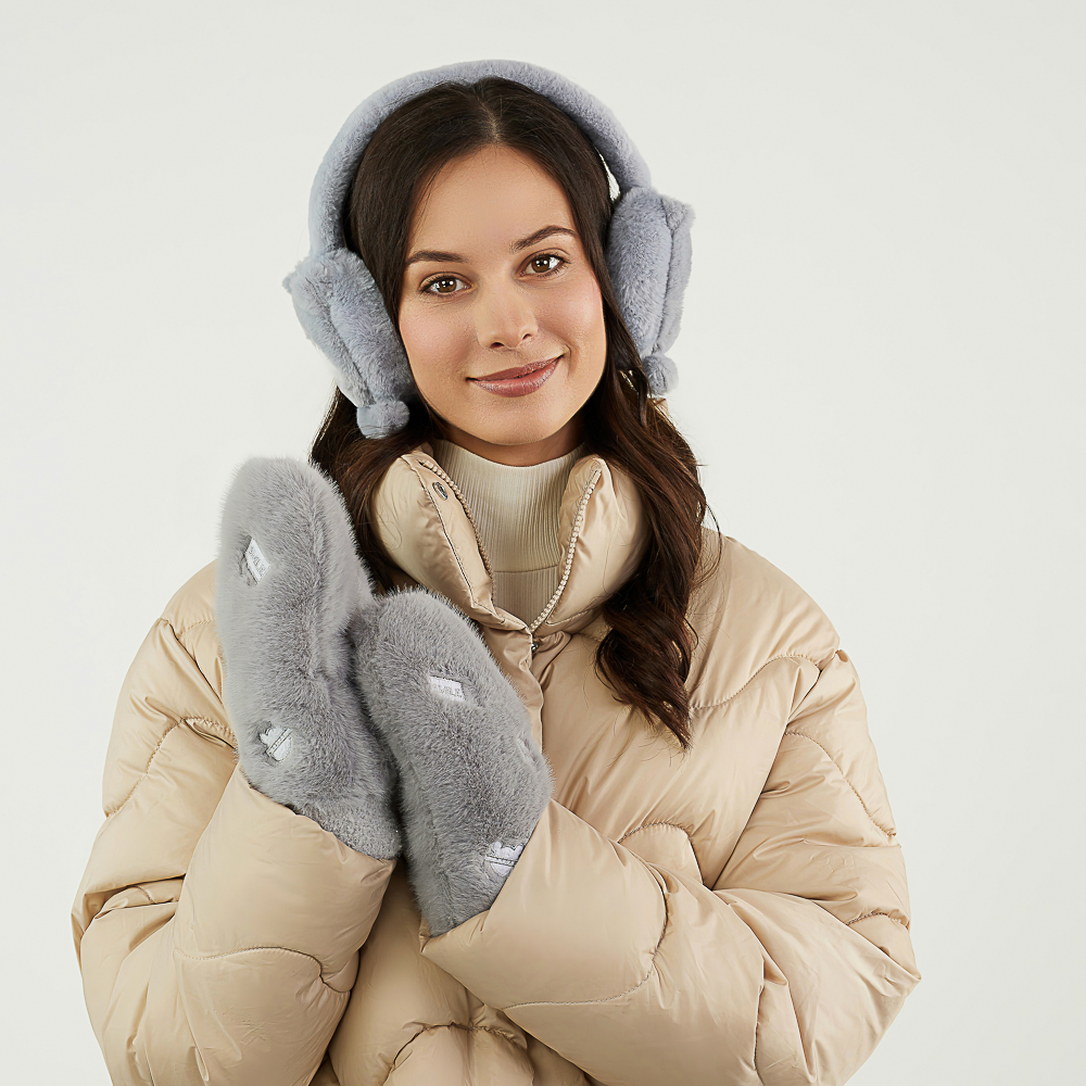 GALANTE Наушники теплые из эко меха с дизайном Сиба-ину, р-р 56-58, 2 цвета, СЗШ24-19, арт.№ 314-853