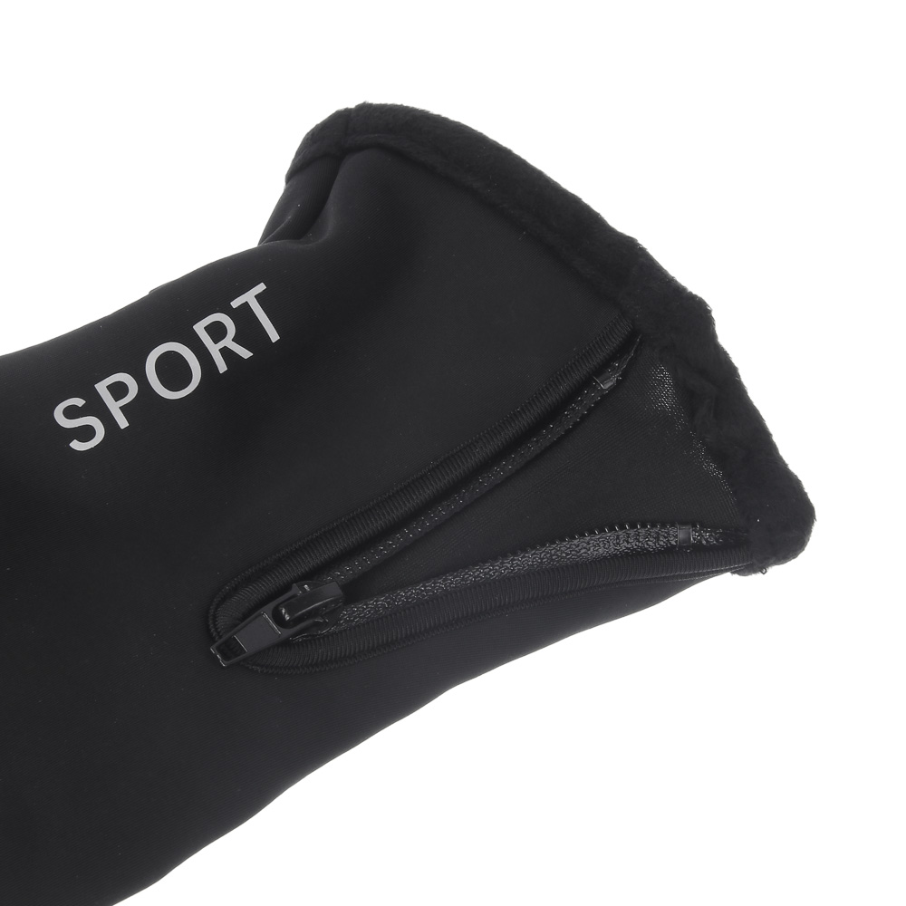 Перчатки мужские спортивные, сенсорные, водонепроницаемые,тм GALANTE, р.22-24, 92%п/э, 8% сп.,черные, арт.№ 363-491