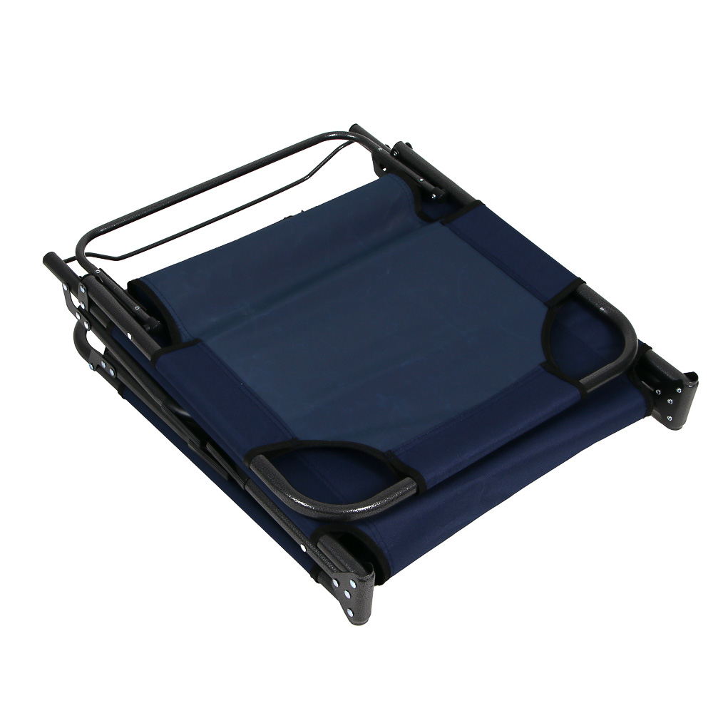 РУССО ТУРИСТО Раскладушка туристическая, до 100кг, 175х55х29см, оксфорд 600D, сталь d22мм, арт.№ 121-106