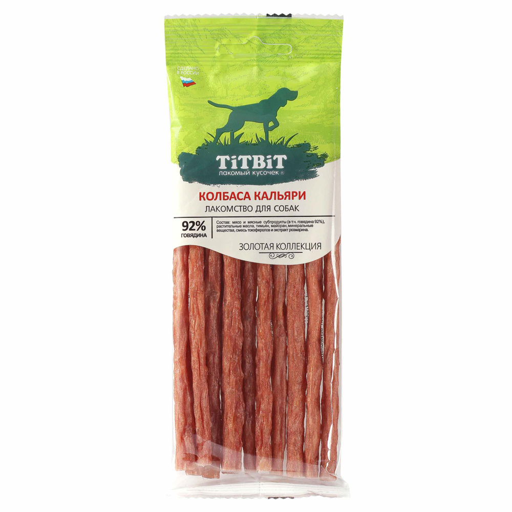 Лакомство для собак Titbit колбаски кальяри 50 г, арт.№ 242-005