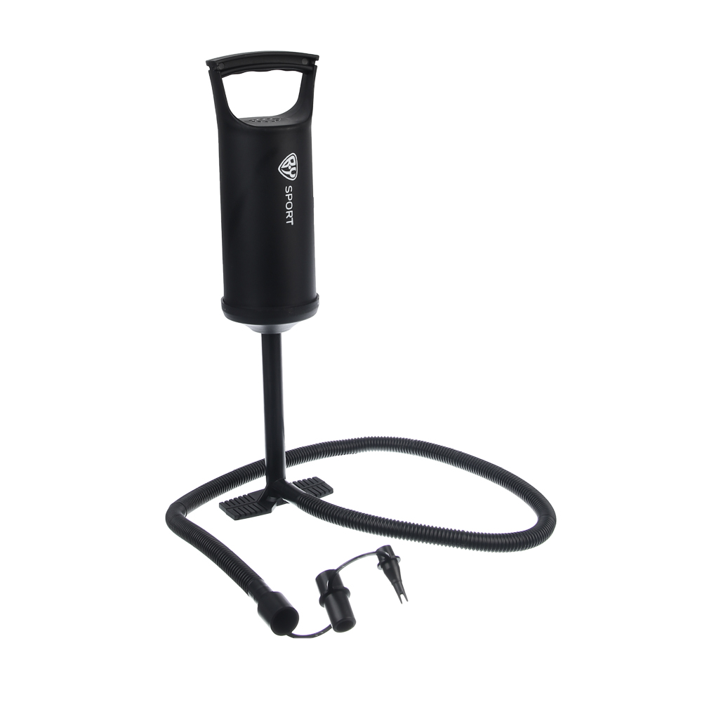 Насос ручной, тм BY SPORT, объем 0,85л, 30см, 3 насадки в комплекте, РР, арт.№ 069-003