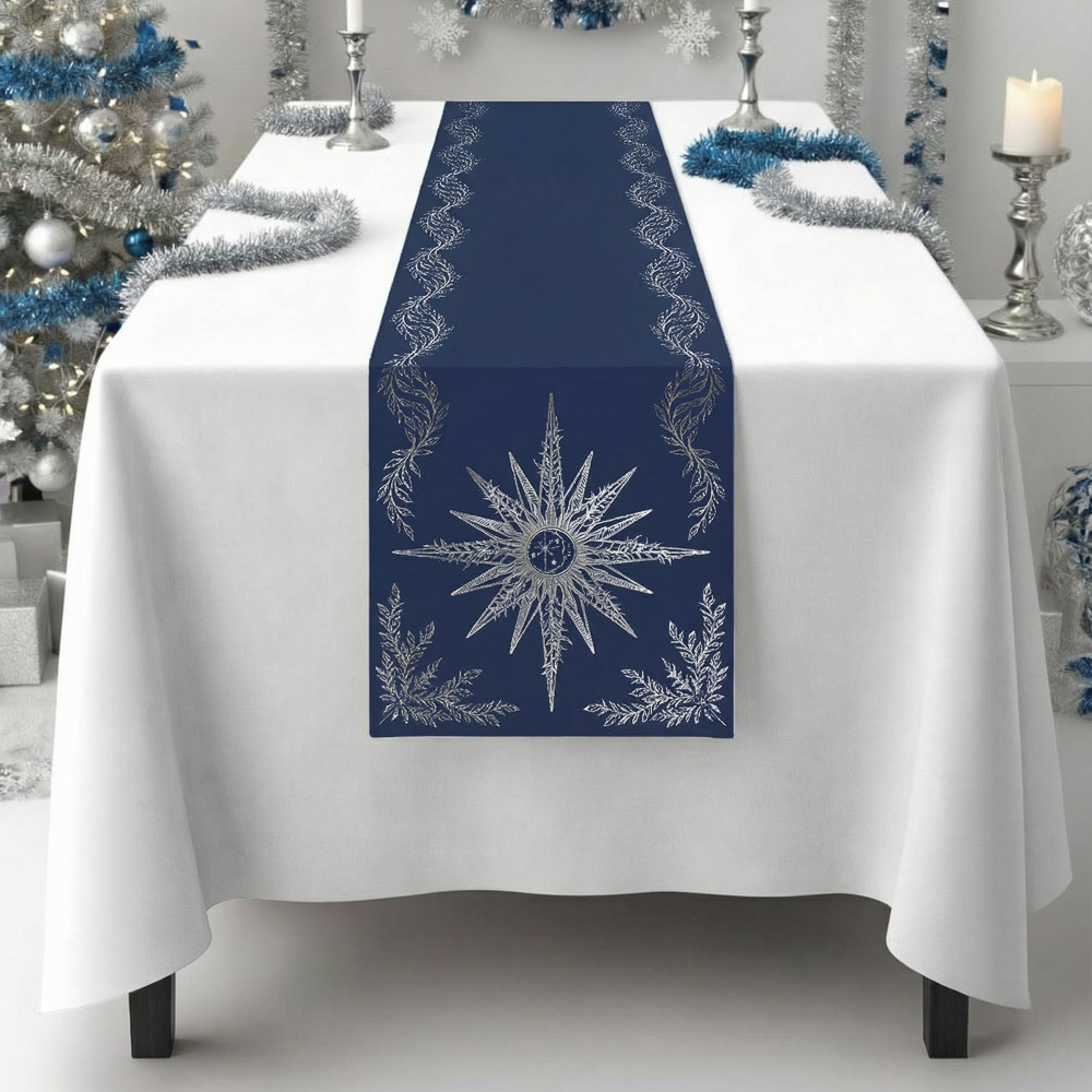 Дорожка текстильная тм PROVANCE Астрия, с фольгированным принтом, 40х180см, 100% полиэстер, 3 диз., арт.№ 492-378