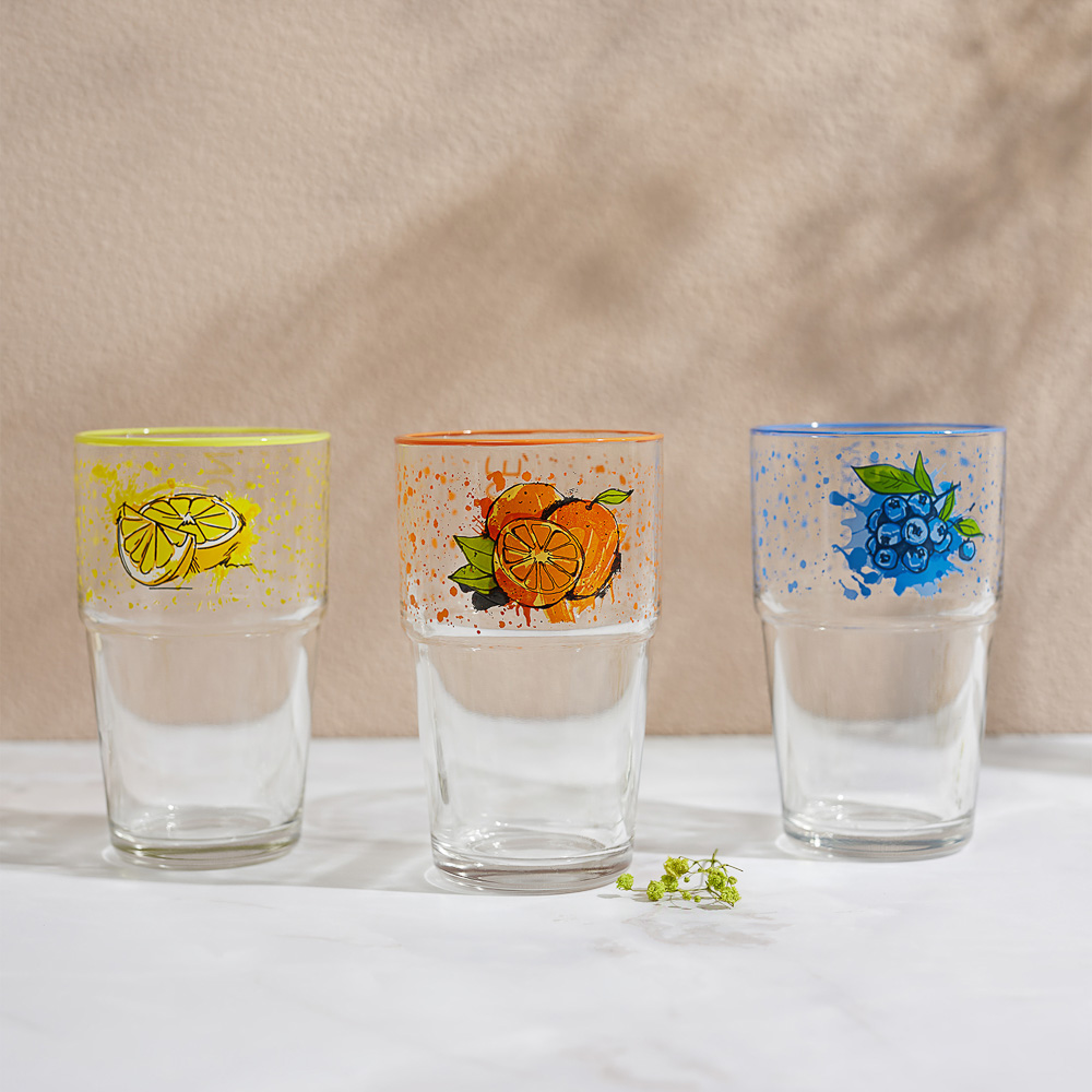 HEREVIN Набор стаканов 3шт., стекло, 350мл, 131606-000, арт.№ 878-555