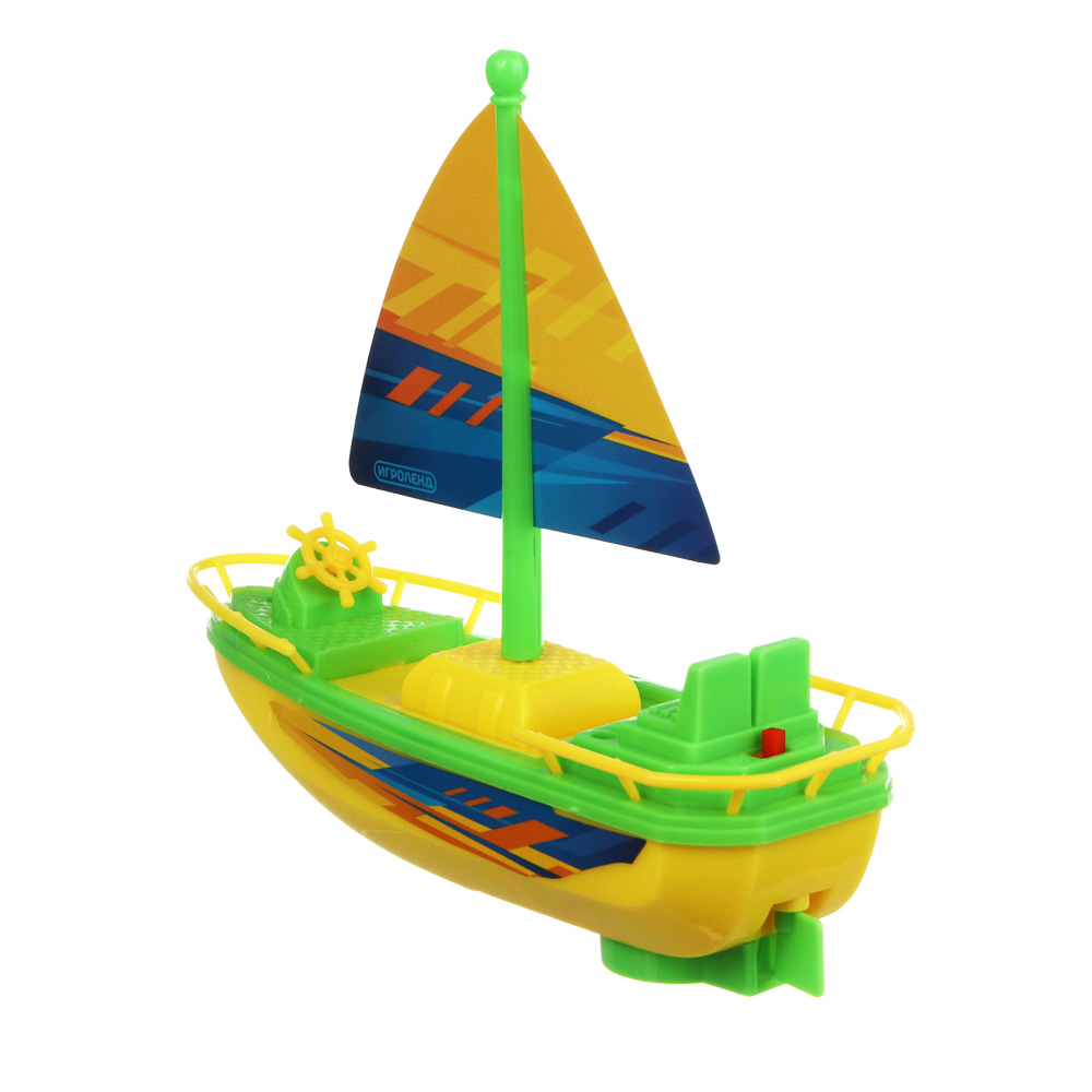 ИГРОЛЕНД Яхта, 2хАА, PP, 21,5х28х5 см, 2 дизайна, арт.№ 292-495