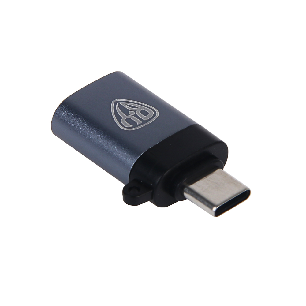 Адаптер-переходник Type-C BY, USB3.0, металлик, арт.№ 470-330