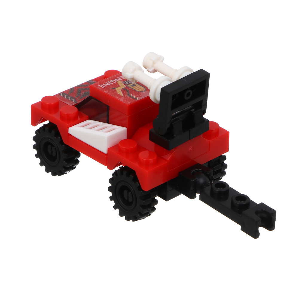 ИГРОЛЕНД Конструктор "Городские машинки" 8 в 1, 8х3,5х11 см, ABS, арт.№ 265-674