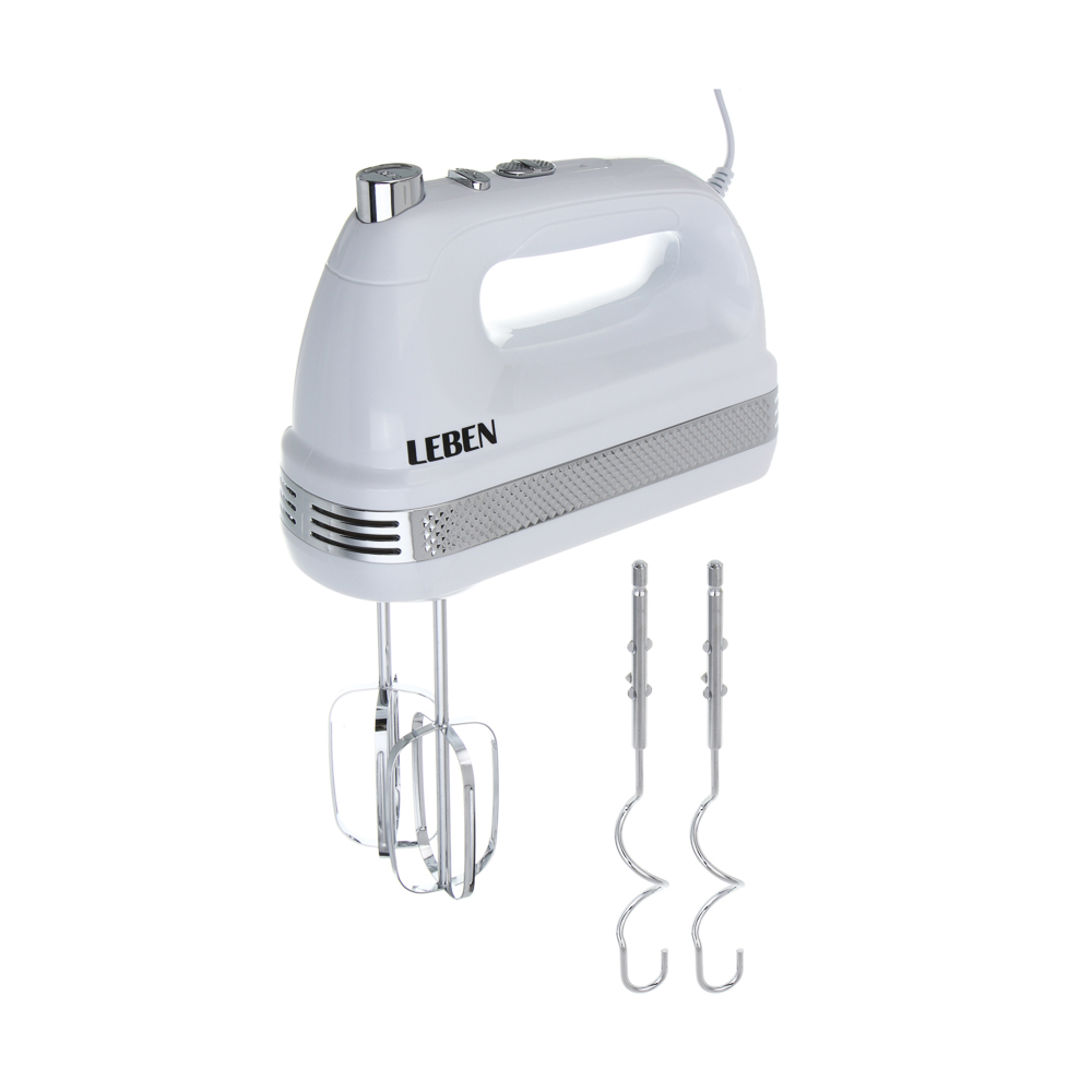 LEBEN Миксер электрический 800 Вт, 5 скоростей + режим "TURBO" — купить в МПР LEBEN Миксер электрический 800 Вт, 5 скоростей + режим "TURBO", арт.№ 269-066