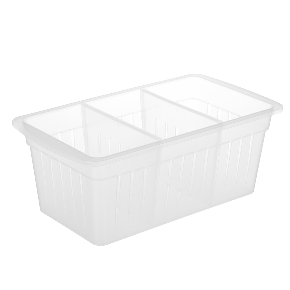 Корзинка для специй 3 секции 27x15x10см, пластик, арт.№ 861-508