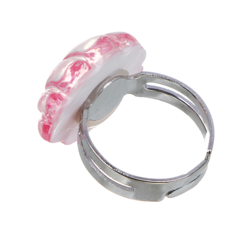 Набор детских колец BY Русские супергерои 6 шт, пластик, металл, р-р универсальный, 2 дизайна, арт.№ 316-377