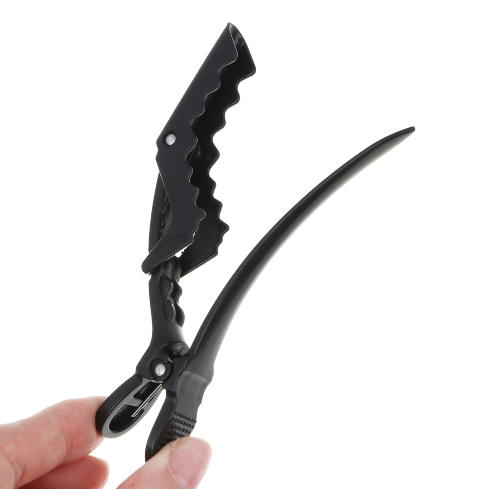 ЮНИLOOK Зажимы парикмахерские 4шт, 11см, пластик, 3 цвета, арт.№ 321-385