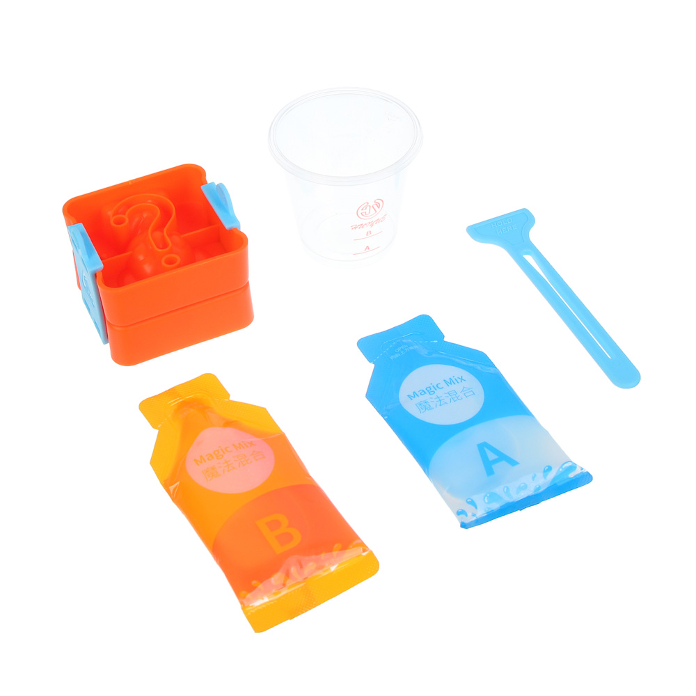 Набор для творчества фигурка из мягкого геля с формочкой, 7,5х7,5х14см, PP, силикон, микс, арт.№ 283-249