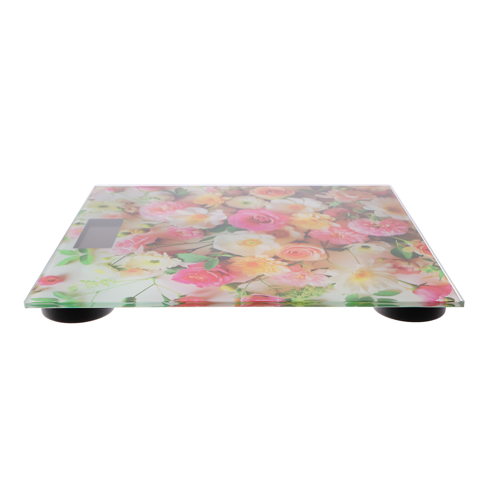 LEBEN Весы напольные электронные "Симпатия", ЖК-дисплей, макс. нагр.до 180кг, 28х28х0,5см, арт.№ 252-095