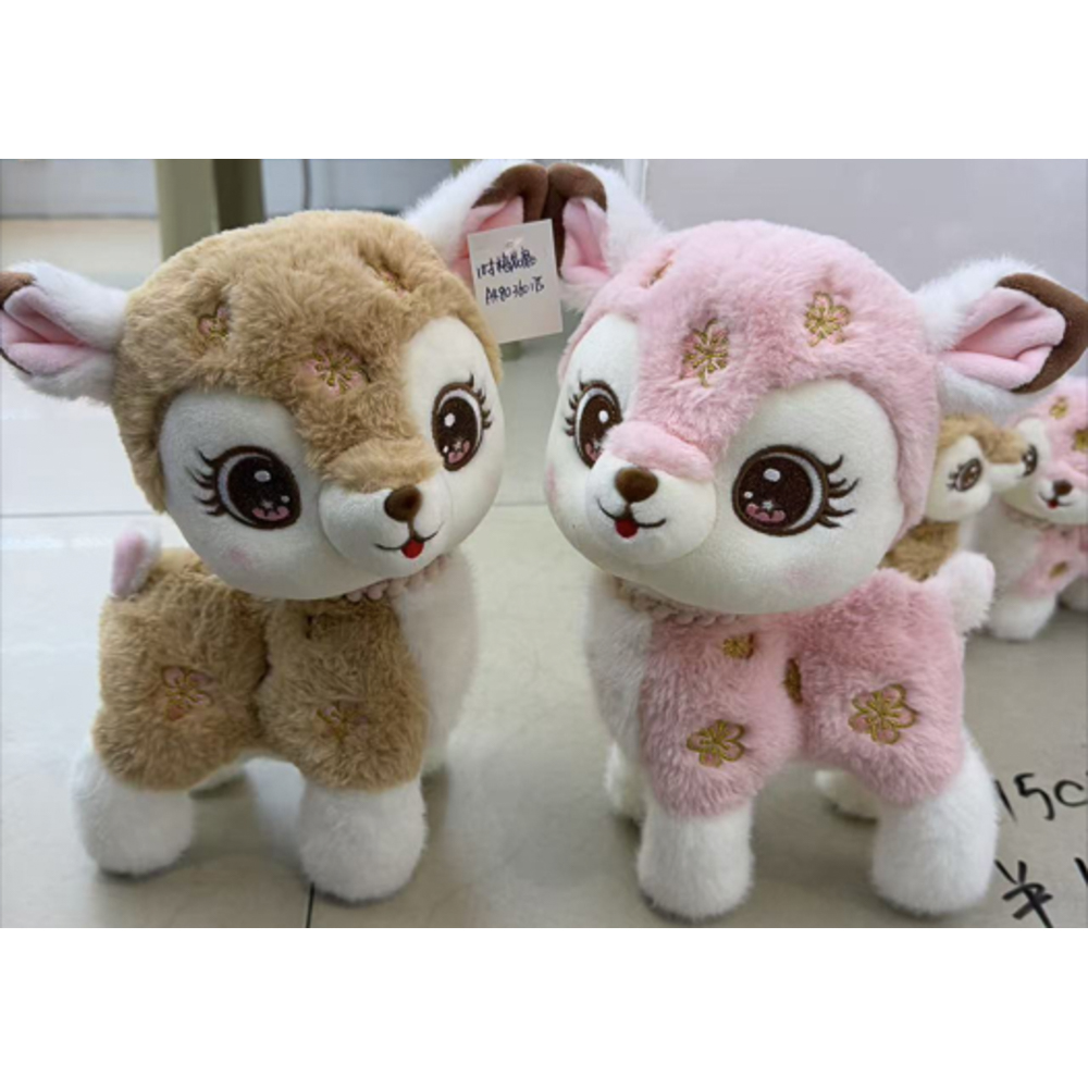 Игрушка мягкая "Олененок" 26 см, полиэстер, тм ИГРОЛЕНД, 3+, арт.№ 264-627