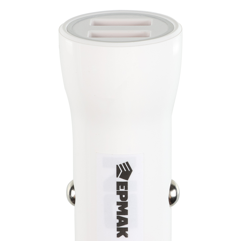 ЕРМАК Устройство зарядное автомобильное, USB QC 3.0+PD, 5В/3.1А, прозрачный пластик, арт.№ 738-023