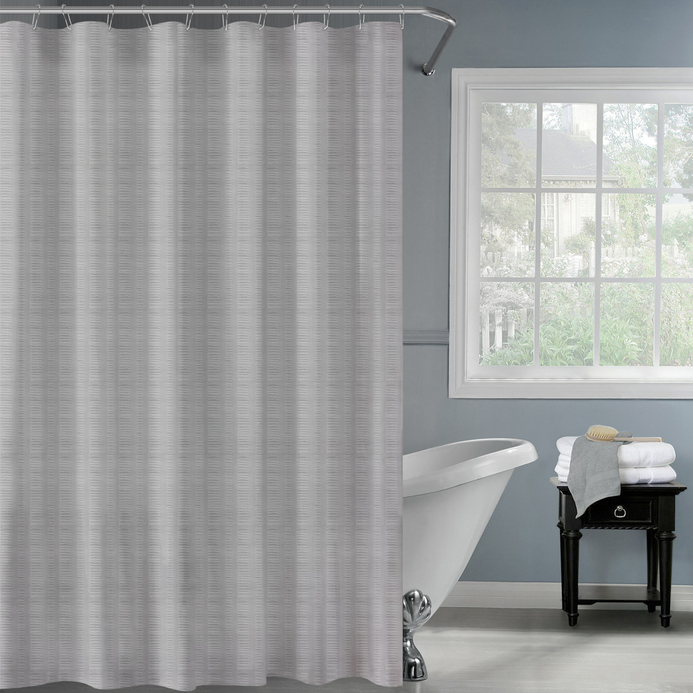 Штора для ванной 180х200см SWANNY, GRANIT3, серый, полиэстер, SWC-80-24-GRY, арт.№ 461-645