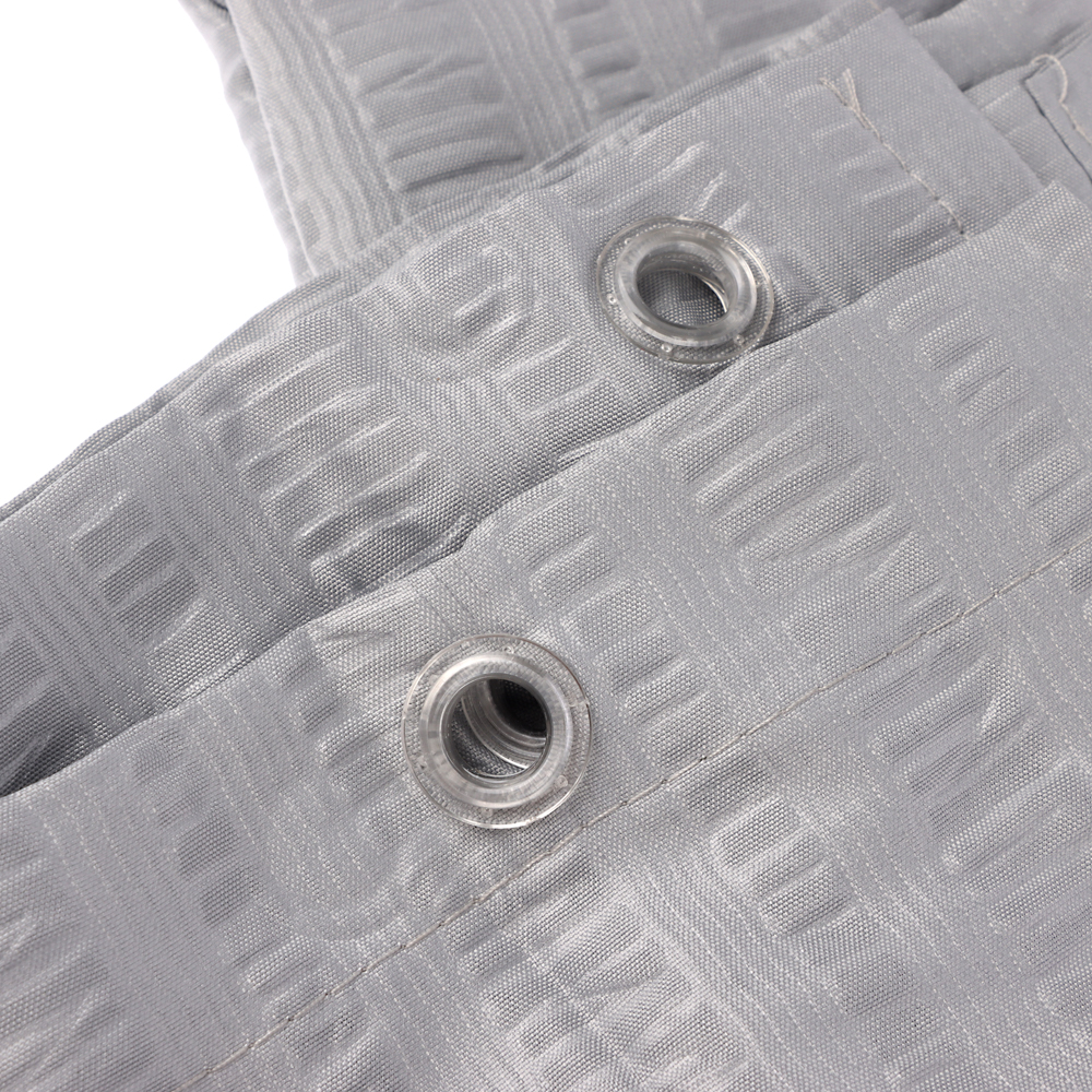 Штора для ванной 180х200см SWANNY, GRANIT5, светло-серый, полиэстер, SWC-80-24-LGR, арт.№ 461-646