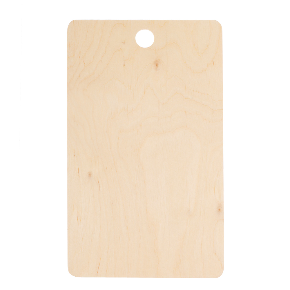 Доска разделочная 25x15x0,3см, фанера, арт.№ 851-229