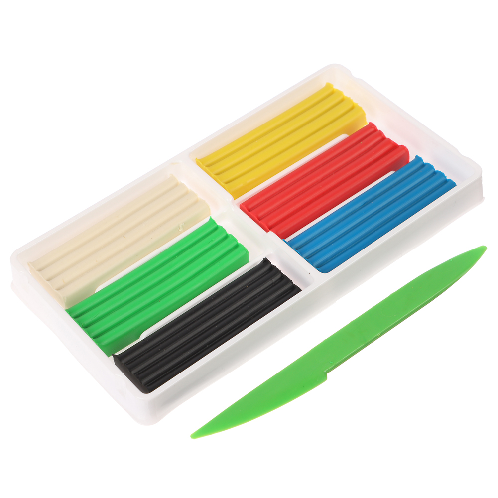 Пластилин "ZOO" 6 цветов (15 г брус.), арт.№ 239-100