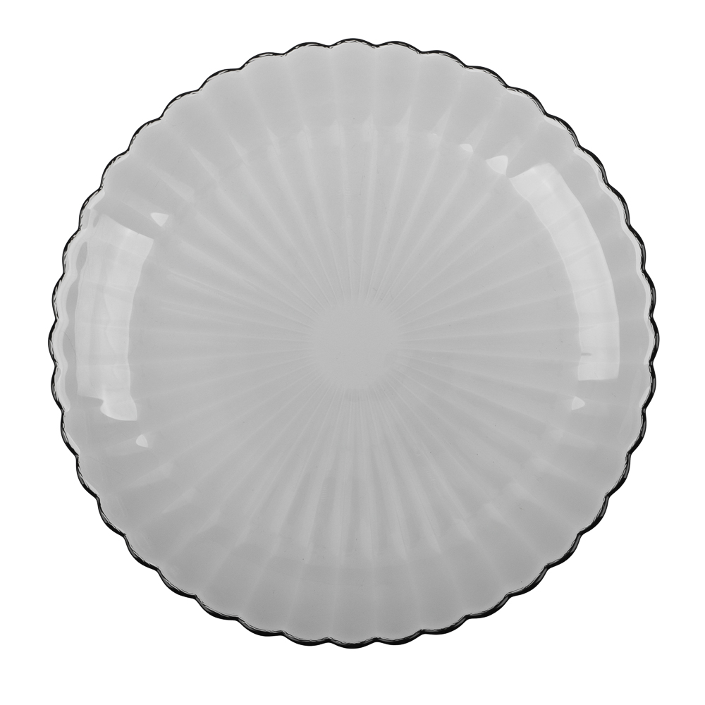 ОСЗ Магия графит Тарелка десертная 19,6см, стекло, арт.№ 877-807