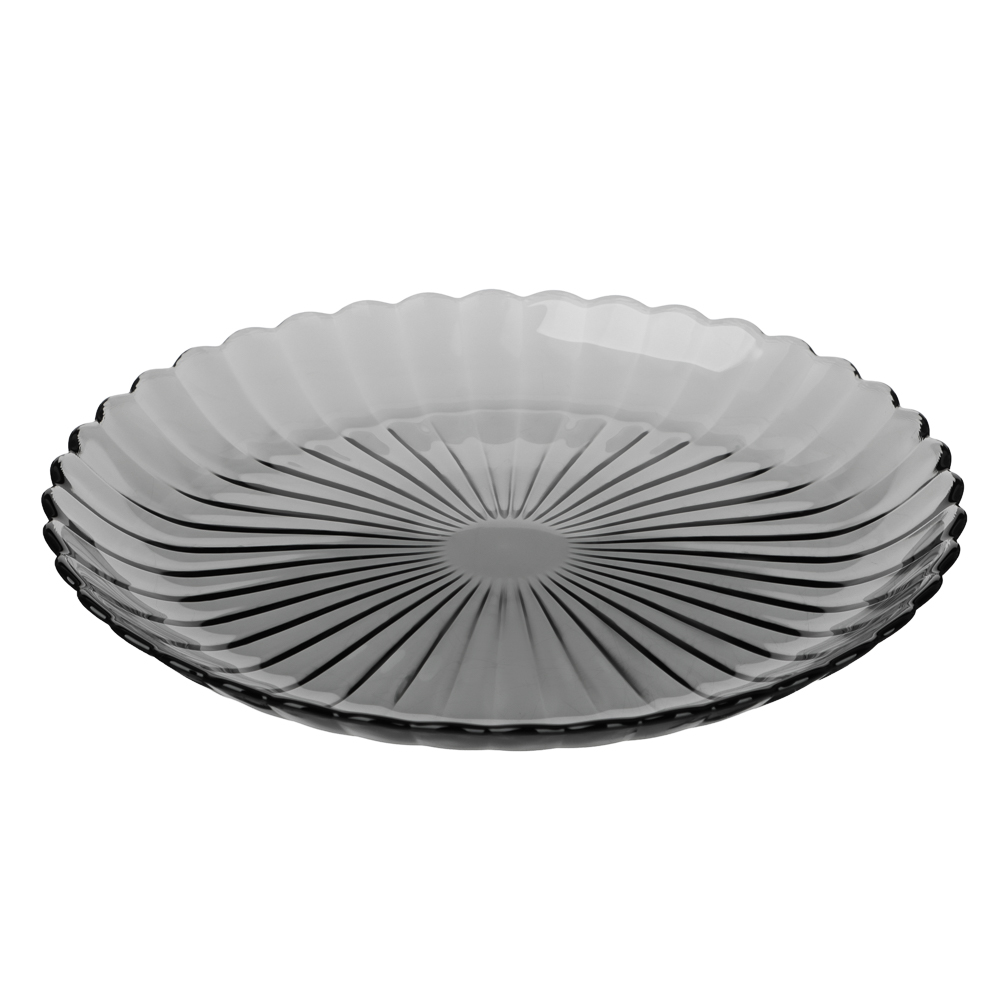 ОСЗ Магия графит Тарелка десертная 19,6см, стекло, арт.№ 877-807