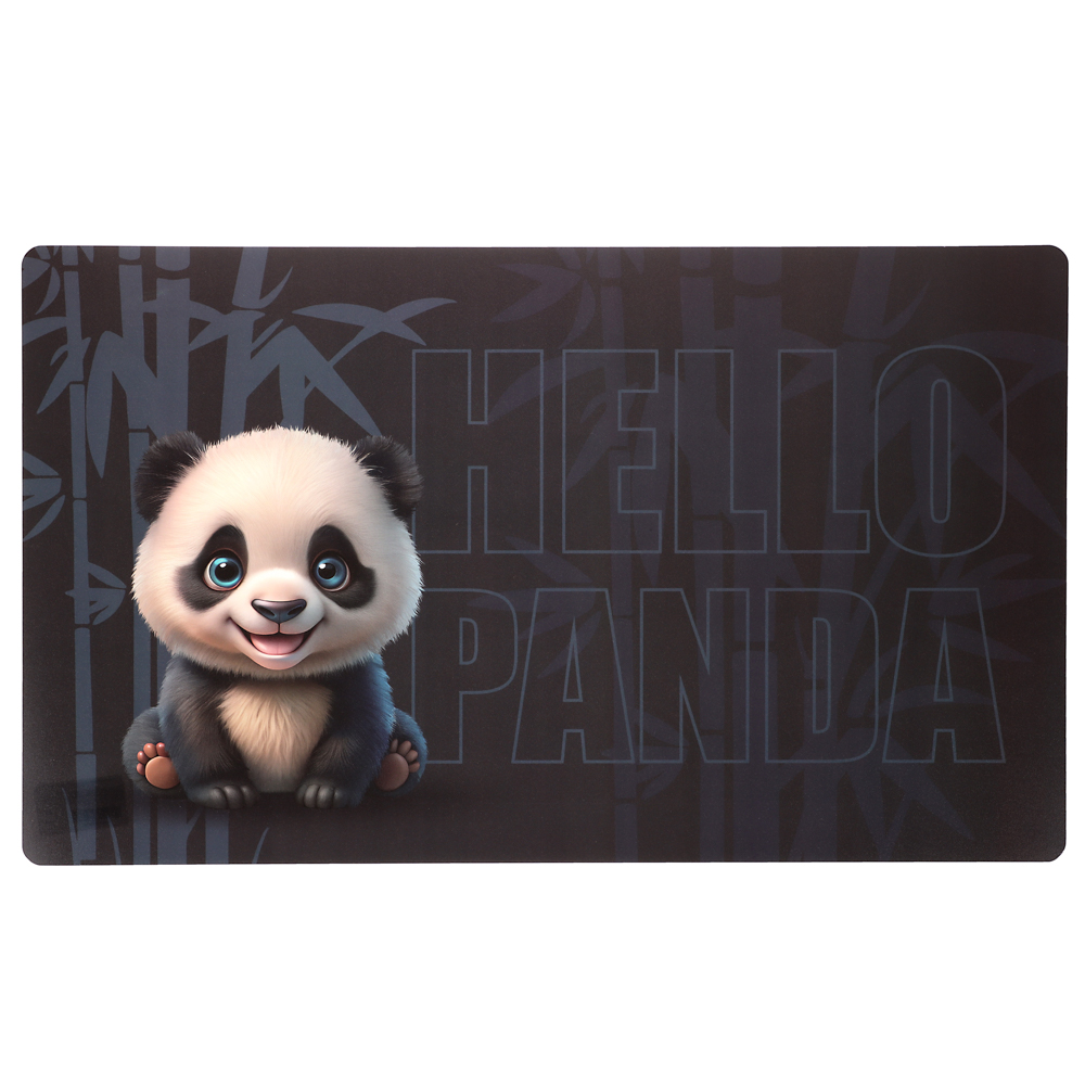 Настольное покрытие для лепки, 50х30см, "Панда", пластик, арт.№ 524-293