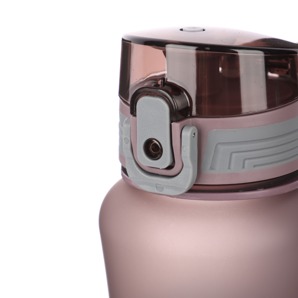 SILAPRO MAX Бутылка спортивная с замком, ELDERBERRY-ULTIMATE GREY, 600мл, РС, силикон, арт.№ 088-081