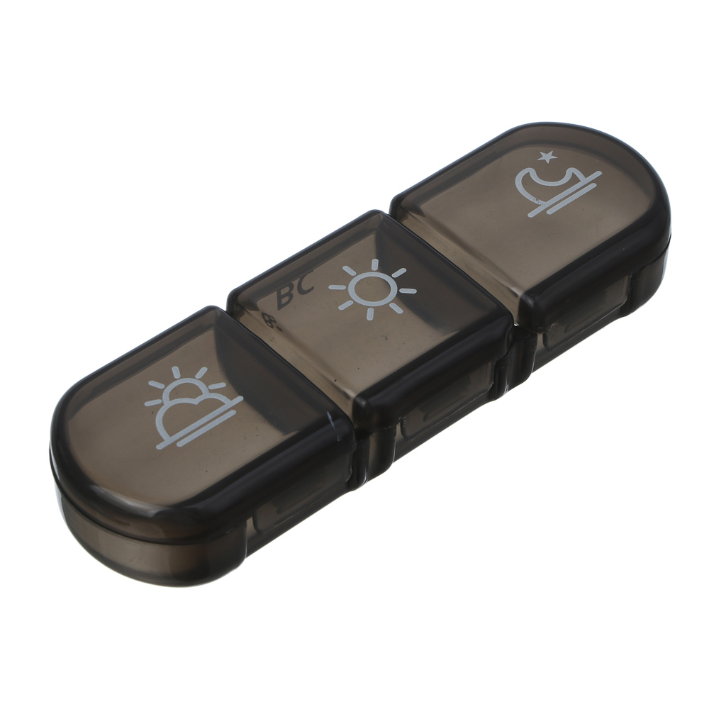 Бокс для таблеток тм VETTA, 21 ячейка, пластик, 15.6x12x4.2см, арт.№ 414-203