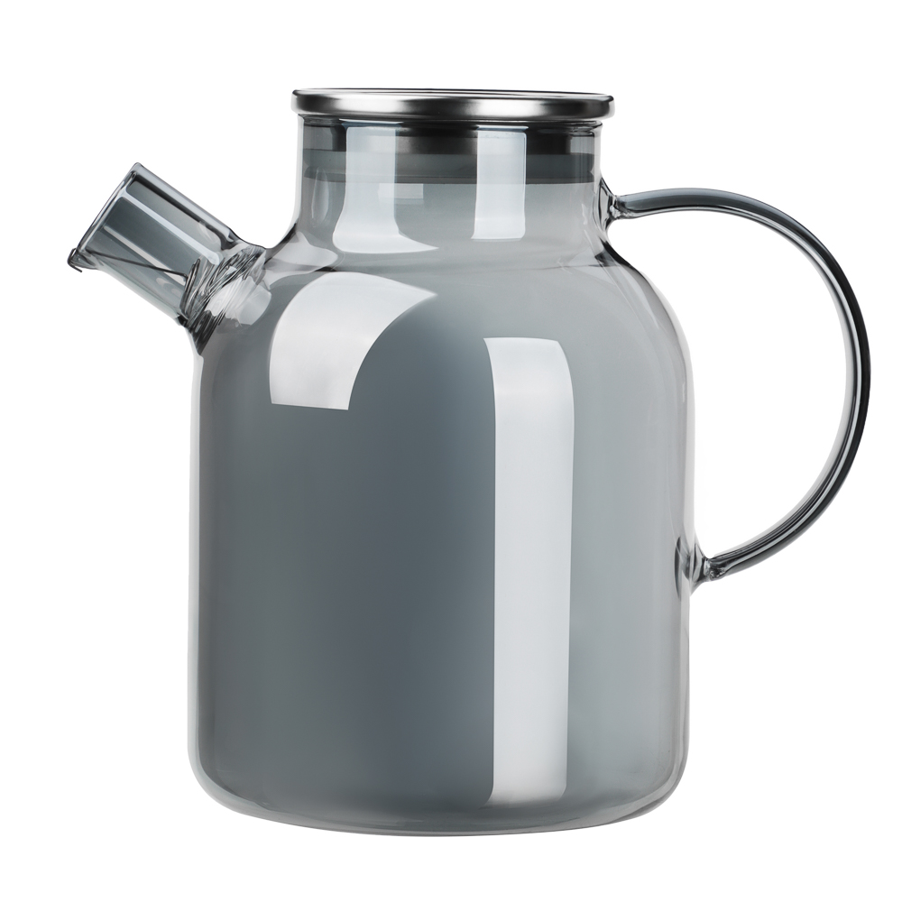 SATOSHI Графит Чайник заварочный 1,8л, стекло, нерж.сталь — купить в МПР SATOSHI Графит Чайник заварочный 1,8л, стекло, нерж.сталь, арт.№ 850-266