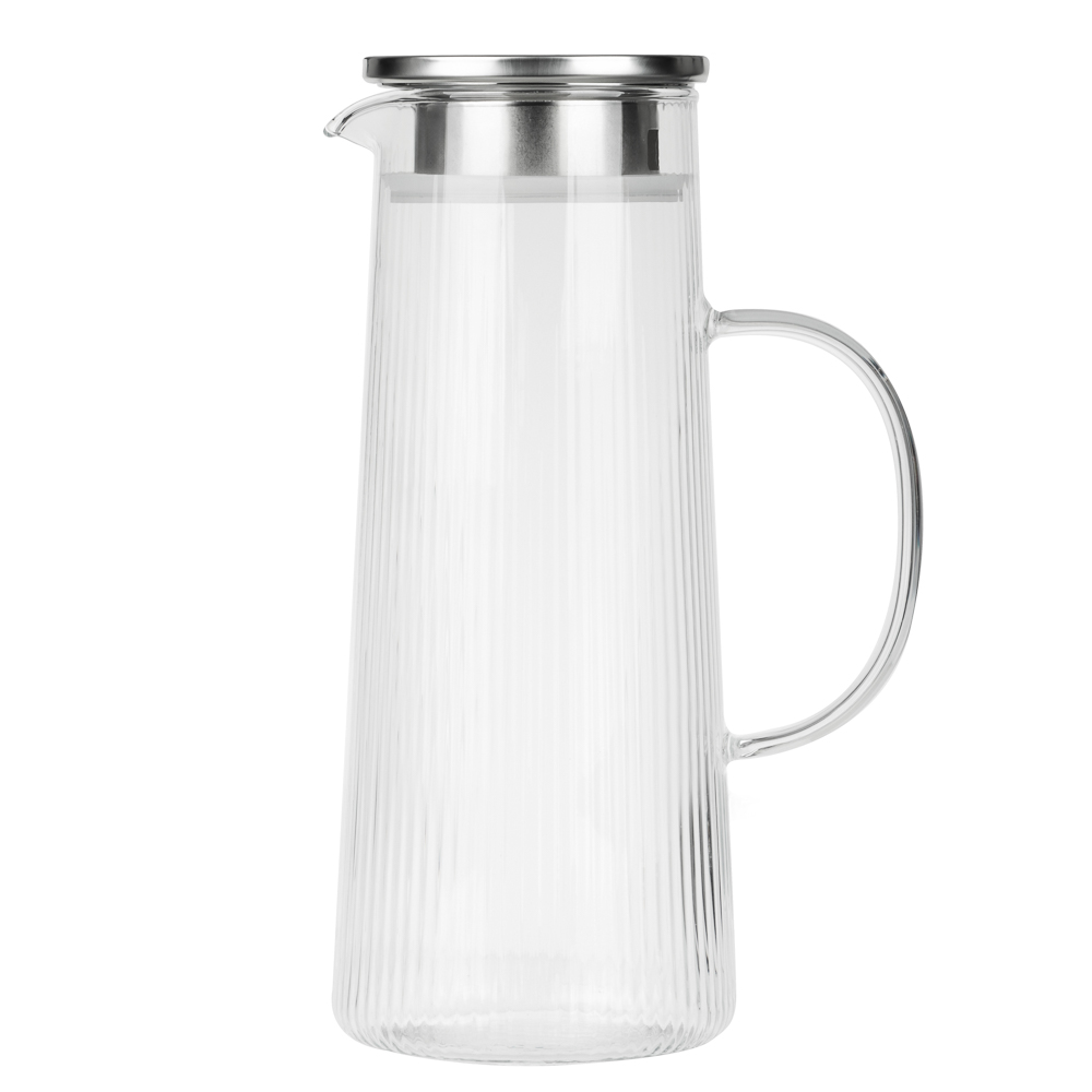 SATOSHI Набор Кувшин 1,3л, 6 стаканов 200мл, стекло, нерж.сталь, арт.№ 850-269